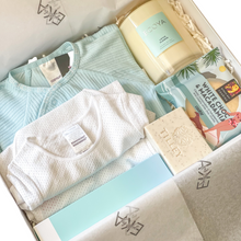 Load image into Gallery viewer, Congratulations baby blue gift box 
