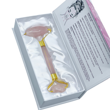 Load image into Gallery viewer, Rose quartz facial roller 
