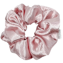 Load image into Gallery viewer, Hand made luxe pink scrunchie
